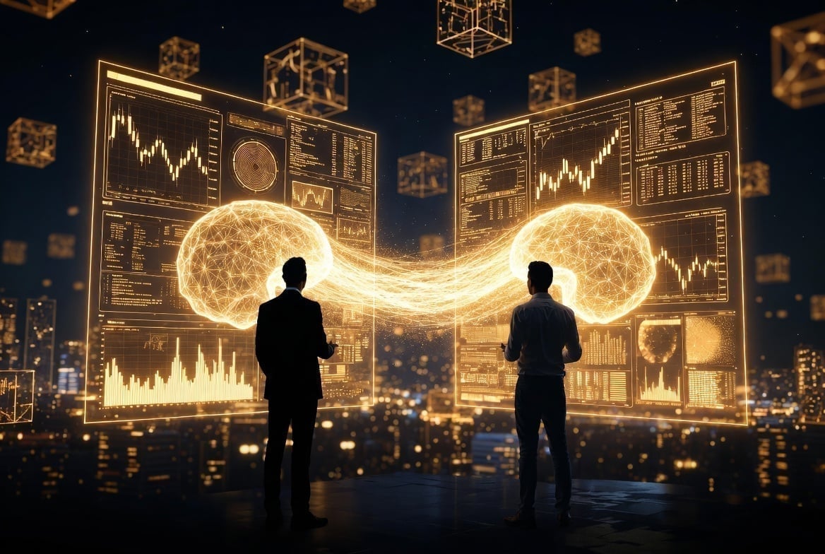 Abstract trading visualization