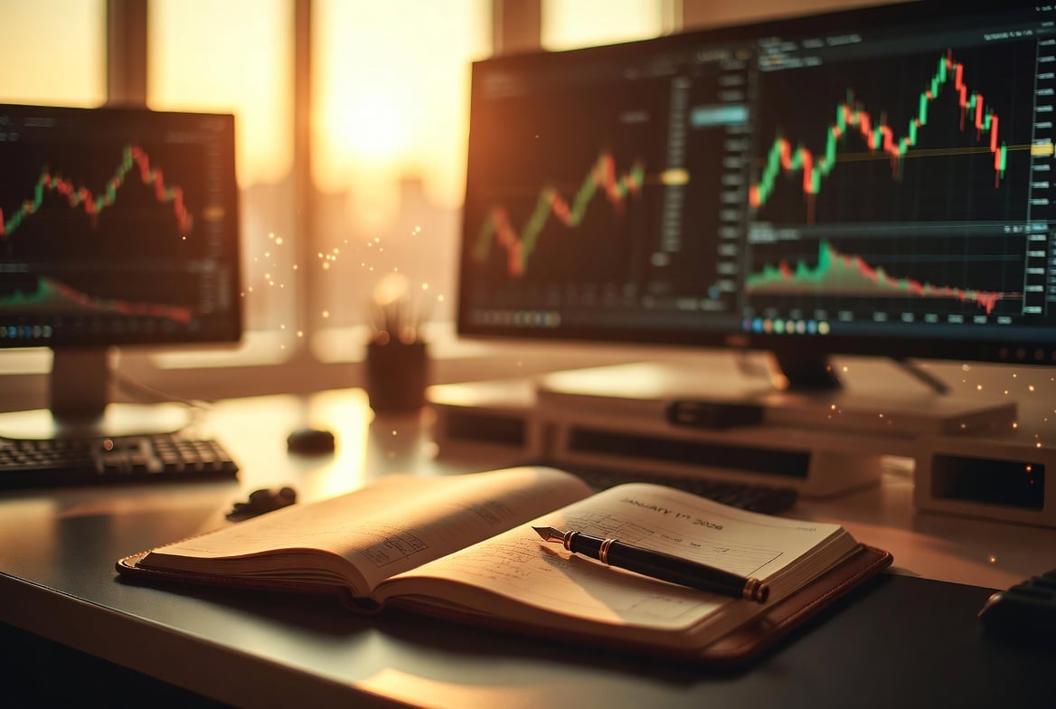 New Year Trading Goals Hero